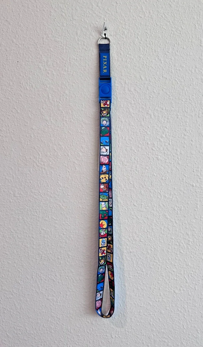 Disney Store Toy Story Lanyard Woody Buzz Cloud Print Pin Trading Lanyard NWT